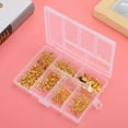 thumbnail image 4 of Boucles d'Oreilles Faisant Kit Rond Boucle d'Oreille Fils Boucles d'Oreille Crochets Bijoux Résultats SetGold, 4 of 14