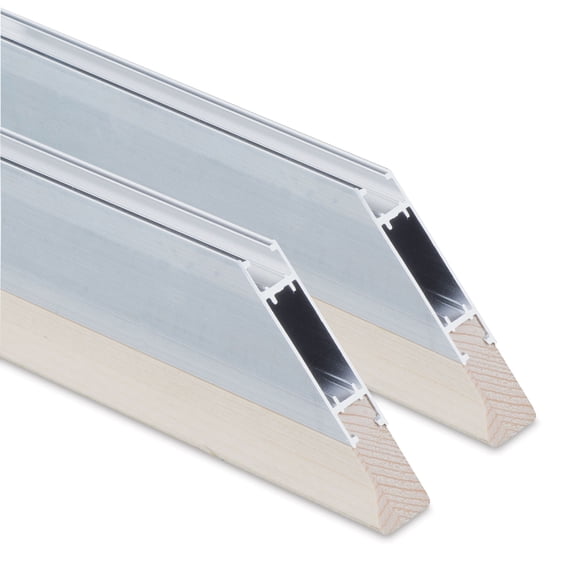 MUSEO ALU-Frame Aluminum Stretcher Bars and Parts - Stretcher Bars 1" Profile, 12", Pkg of 2