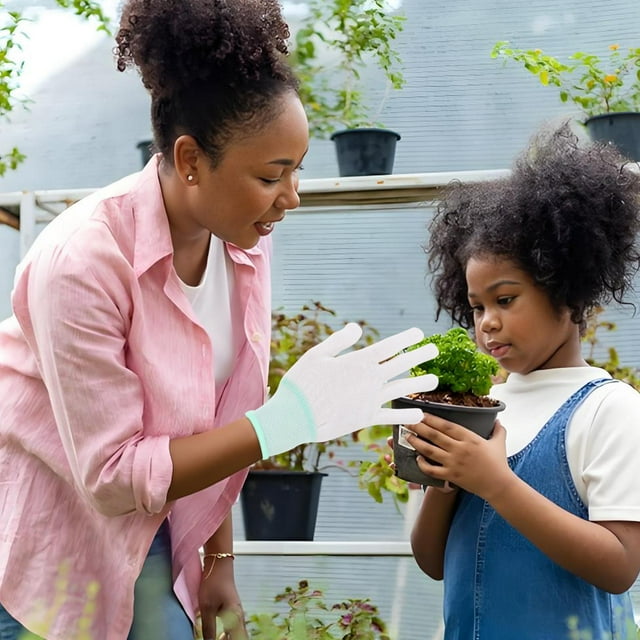 IFANLANDOR 12 Pares Guantes De Nylon Duraderos Y Anti Estáticos Para Y Jardinería