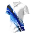 thumbnail image 1 of Mefallenssiah Hommes Hauts, Décolleté Hommes Décontracté Col Rond Impression Pull Sport Manches Courtes T Chemise Chemisier, 1 of 5