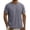 Gray-12049GG, variant on Hearthz Ice Silk Quick Dry Shirts for Men Short Sleeve Crew Neck Men's Athletic Shirts & Tees Moisture Wicking Workout Comfort Colors Tshirt White S