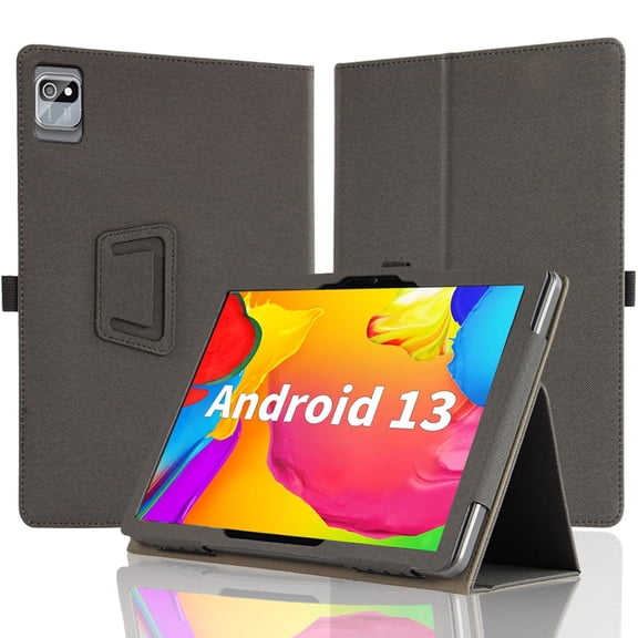 [NSFN] for COLORROOM K10 Tablet Case 10.1 Inch Tablet Case Protective Case with Handheld Band Premium PU Leather StandFunction for COLORROOM K10 Case