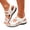 H7-White, variant on Orthopedic Sandals for Women Arch Support Comfortable Flat Wedge Shoes with Adjustable Hook and Loop Fasteners Strappy Open Toe Ankle Strap Slip-On Beach Walking Casual Summer Footwear,Gray 42(US-9)