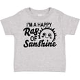 thumbnail image 3 of Inktastic Im a Happy Ray of Sunshine with Happy Sun Boys or Girls Toddler T-Shirt, 3 of 5