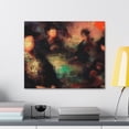 thumbnail image 6 of Rembrandt Vs Monet Collection Gallery Canvas Wraps Versus Series A.i. Art 24X20X1.25 SHIPPING IS INCLUDED, 6 of 7