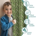 thumbnail image 3 of Blackout Kids Curtains,Green Bigfoot and Tree Pattern Childrens Insulated Curtains Set Of 2,Bedroom Essentials,Toddler Room Decor 42x84in(106x213cm), 3 of 5