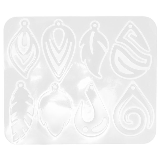 Molde de fundición de joyería, molde para dijes de llavero, pendiente de silicona, colgante, molde colgante para collar DIY