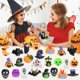 thumbnail image 4 of 10 piezas de juguetes antiestrés para apretar en forma de murciélago fantasma y calabaza, de estilo aleatorio, para fiesta de Halloween, 4 of 5