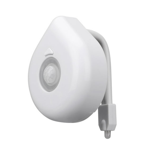 Yuarrent Luz LED con Sensor para asiento de inodoro, 16 colores, lámpara impermeable, instalación sencilla pequeña, luces para inodoro, Iluminación y accesorios