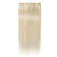 thumbnail image 2 of Extensions de Cheveux Humains Remy 100 % à Clip, Cheveux Humains Lisses et Soyeux, 7 Pcs, 15 clips, 2 of 6