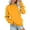 Yellow, variant on Casual Womens Sweatshirts Crewneck Long Sleeve Tops Oversized Pullover Sweatshirt for Women