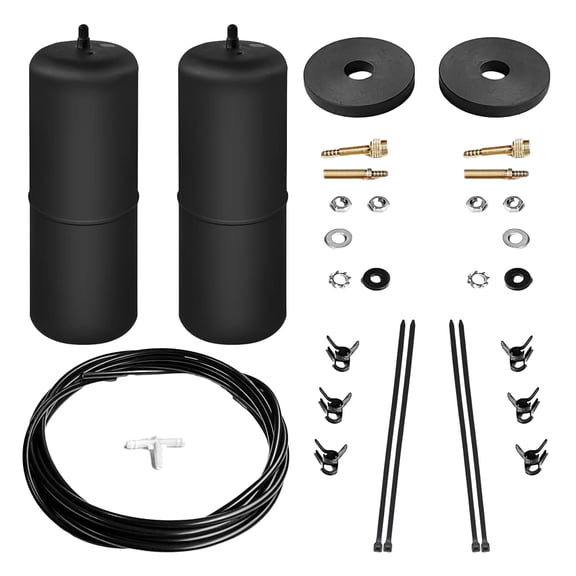 Adjustable Car Rear Air Suspension Air Helper Spring Kit Compatible for 1500 2009-2022 60828HD Improved Driving Experien