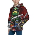 thumbnail image 4 of Ninjago Youth Sweatshirt Hoodies Fashion Teen Hooded Hoody Pullover Clothes With Pocket For Boys Girls Clothing, 4 of 8
