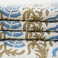 thumbnail image 4 of Lightweight & Durable Waffle Weave Towel with Hand Block Print by Fabdivine – 17" x 32", Set of 4, Vasundhra, 4 of 6