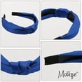 thumbnail image 2 of Motique Accessories Shiny Girls Satin Turban Knotted Headband - Rose Gold, 2 of 7