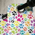 thumbnail image 3 of Ambesonne Colorful Grommet Curtain, Cartoon Dog Paw Traces, 50" x 84", Purple Blue Green, 3 of 6