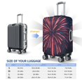 thumbnail image 3 of Salouo Fireworks3 Pattern Travel Dust-proof Suitcase Cover, Softside Suitcase Protector Luggage Cover Protector for 18-32inch ,Not Included Suitcase, 3 of 8