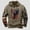 Khaki, variant on Blczomt Sweatshirt Men Hoodies Western Pullover Green Winter Graphic Aztec Mens Fashion
