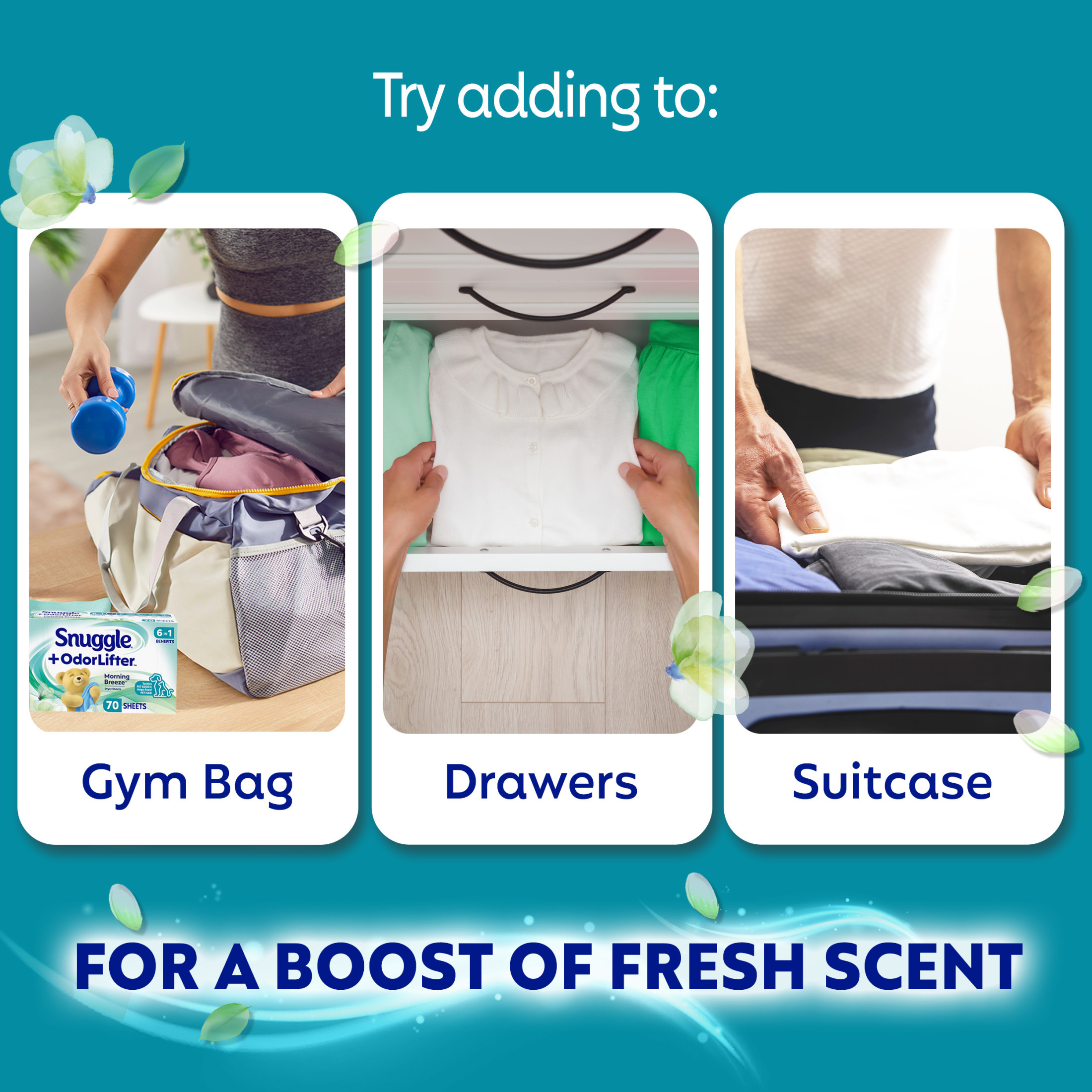 Snuggle OdorLifter Morning Breeze Dryer Sheets 2-Pack photo 8