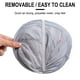 thumbnail image 5 of Cesto para ropa sucia colgante para baño con pared, cesto de almacenamiento plegable para ropa sucia, gris, 5 of 7