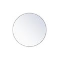 thumbnail image 1 of Elégant Décor MR4047GR Cadre en Métal de 48 Po Miroir Rond&44; Gris, 1 of 1