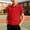 Red, variant on ITSAME Boys School Uniform Shirt Short Sleeve Polos Loose Fit Kids Fashion Dress Shirt Orange Size 11-12 Years