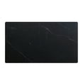 thumbnail image 3 of Modern Dining Table In Sintered Stone, Black, 60"x35"x30"h, Stylish Occasion Enhancement Table, Black Stone Top, Eating Area Creation, 3 of 4
