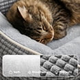 thumbnail image 6 of Veehoo Cute Small Dog Bed, Orthopedic Waterproof Pet Beds for Small Dogs, High Back Non-Slip Bottom and Egg-Crate Foam Puppy Couch Sofa with Washable Removable Cover, 24", 6 of 10