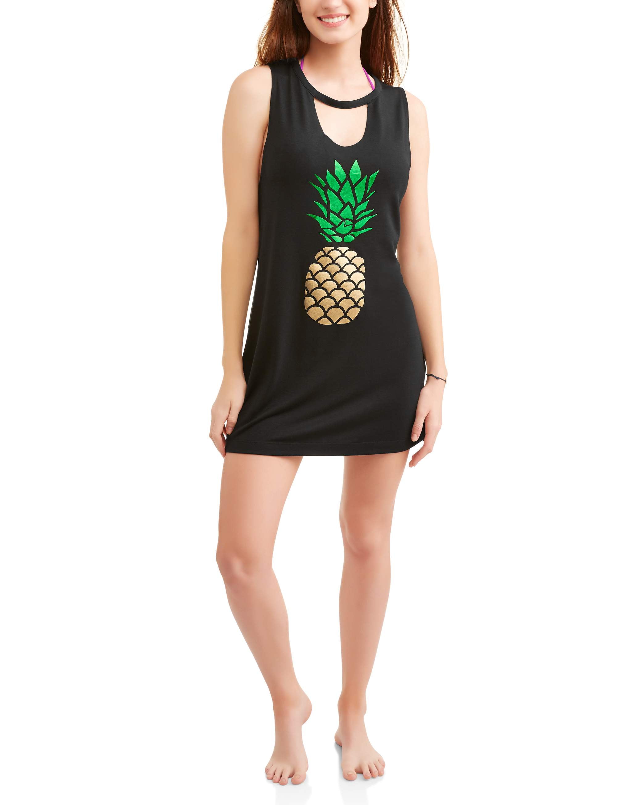 pineapple swim cover up