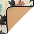 thumbnail image 3 of Yayeee Area Rugs for Living Room 6.7'x4.8' Indoor Non Slip Washable Bedroom Carpet, Beige Red Floral, 3 of 5