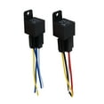 thumbnail image 3 of Relay 4 Pin 4 Wires w/ Harness Socket DC 12V 40A SPST Automotive Car 2pcs, 3 of 8
