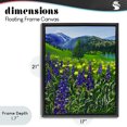 thumbnail image 4 of Stupell Industries French Country Flower Speckled Valley Black Floating Frame Canvas Art, 17 x 21, by Lee Ann Zirbes, 4 of 8
