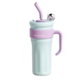 thumbnail image 1 of Bearachild Botella térmica al vacío con elegante idea de regalo para bebidas frías y calientes Tazas aisladas de acero inoxidable Utensilios de cocina azul, 1 of 6