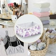 thumbnail image 4 of Cabinet Storage Basket 11.02x11.02x11.02 Inches Storage Box Foldable, Storable and Easy to Assemble ，Open Home Storage Bins ，Closet Storage Bins Cute Purple Christmas Snowman, 4 of 8