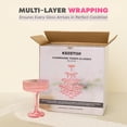 thumbnail image 6 of Acrylic Champagne Tower – 20-Piece Stackable Coupe Glass Set - 7 oz, Pink Plastic Champagne Tower for Weddings & Parties, 6 of 6