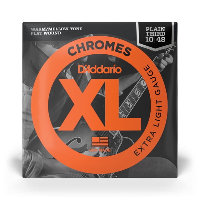 Cuerdas para guitarra eléctrica D'Addario XL Chromes ECG23-PL