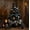 #A01-Haunted House, variant on DIY Halloween Quilted Fabric Tree Kit, Black Cat & Pumpkin DIY Tree Patchwork Kit, Instruction Included Sewing Kit for Spooky Season Home Craft Project