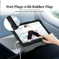 thumbnail image 4 of FIEWESEY for KADYBE D106 / MEIZE D106 Android 14 Tablet Case with Shoulder Strap Kiskctand Kids Friendly Shockproof Case Cover for VOZIZOV D106 Android 14 / FEONAL 10.1 inch 2024 Tablet - Black, 4 of 9