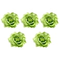 thumbnail image 1 of Milisten 5 Pcs Broche Fleur en Tissu 10CM Rose Réaliste Corsage Robe à Clip pour Mariage (Vert), 1 of 6