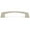 Silver, variant on Emtek 86407US26 4 in. Sweep Cabinet Pull, Bright Chrome
