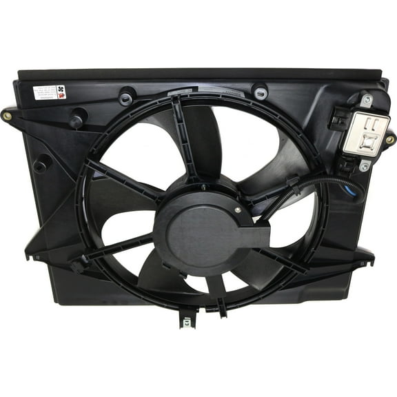 Cooling Fan Assembly Compatible with HYUNDAI SONATA 2015-2017 Single Fan 2.4L Engine