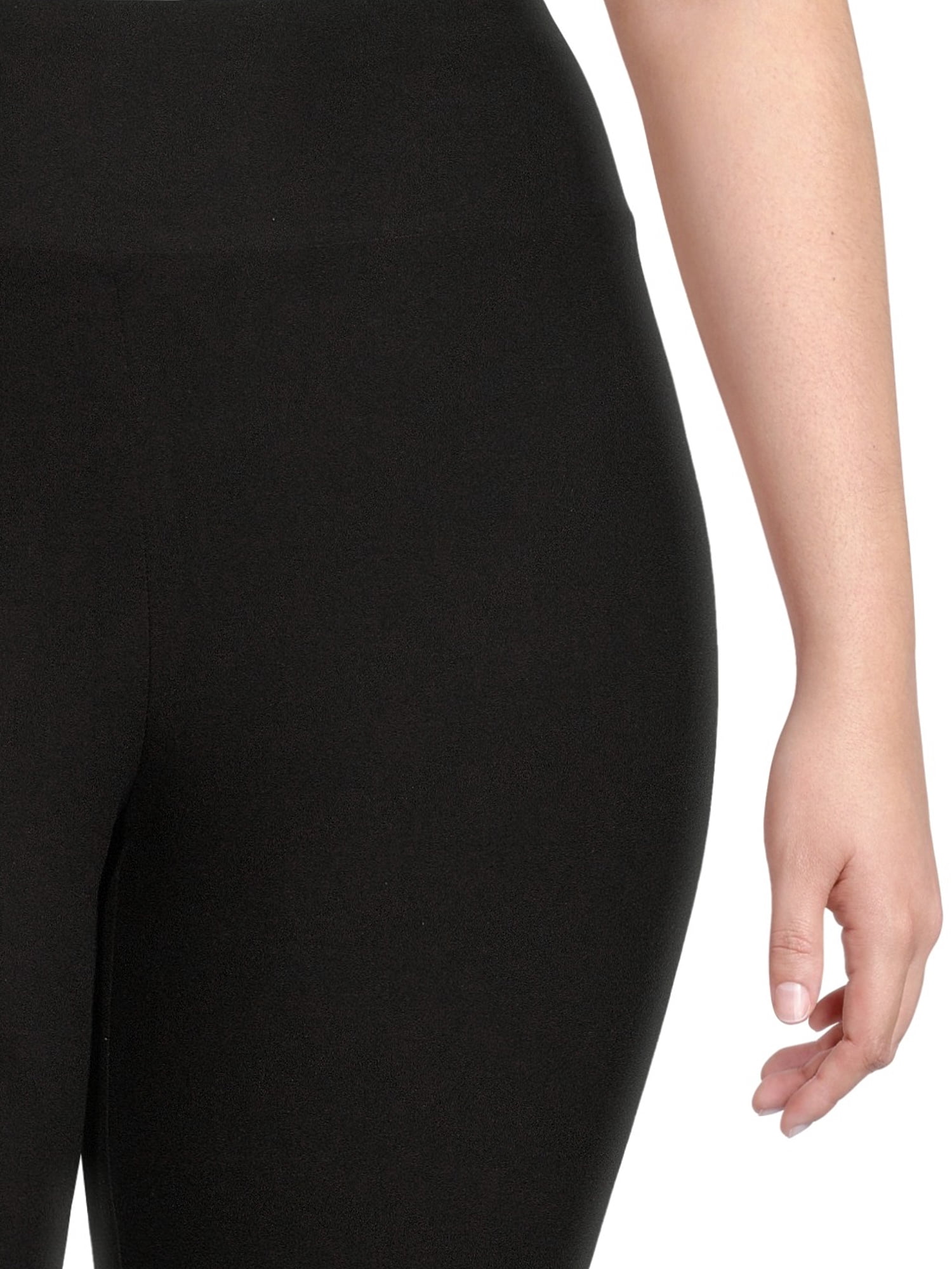 Terra & Sky Women’s Plus Size Printed Capri Leggings, 2-Pack, Regular and Petite