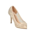 thumbnail image 1 of New Women MACKIN J 115-4 Floral Lace Mesh Pointy Toe Stiletto Pump, 1 of 6