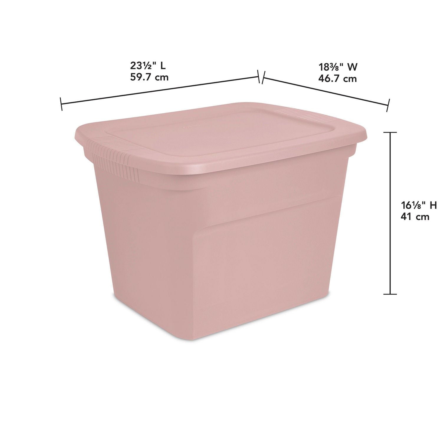 Sterilite Boîte 68L - Rose