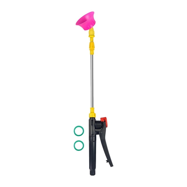 Pulverizador eléctrico telescópico de alta presión, boquilla resistente al viento, cabezal de pulverización resistente al viento para jardín. con 5 boquillas
