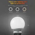 thumbnail image 3 of Mirror Front Light USB Makeup Light Tri-color Dimming Mirror Light Refill Lights, 3 of 5