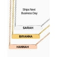 thumbnail image 4 of Next Business Day Shipping Personalized Bar Name Necklace, 4 of 4