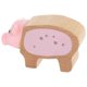thumbnail image 1 of Colorful Miniature Piggy Figurines for Decor Cute Small Pig Model Wooden and Plastic Material 2.5 Inch, 1 of 5
