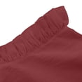 thumbnail image 2 of TaTaai Women's Lightweight Breathable Cotton Linen Solid Dress Loose Ruffle Sleeve Round Neck Casual Summer Midi Dress For All Occasions Gift, 2 of 8