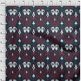 thumbnail image 3 of oneOone Cotton Poplin Fabric Paisley Ikat Print Fabric By The Yard 42 Inch Wide, 3 of 4